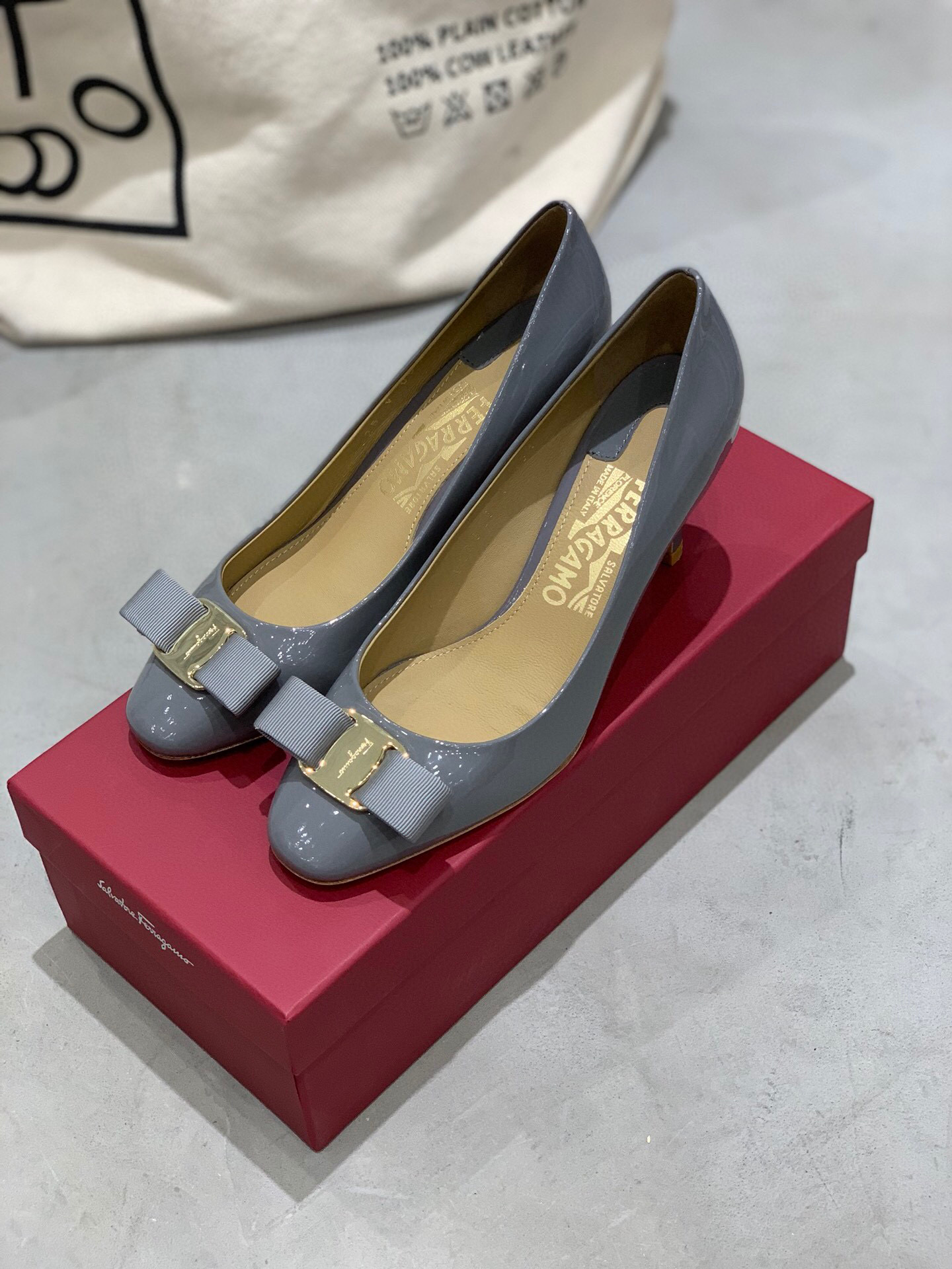 페라가모 7cm 여자 구두