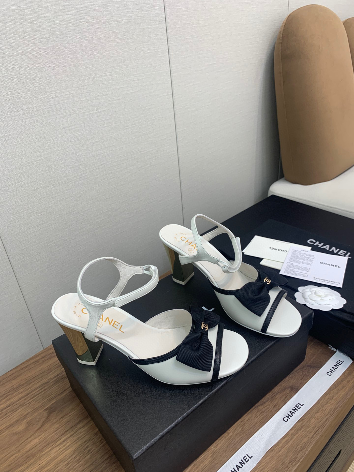 샤넬 여자 구두 7.5cm