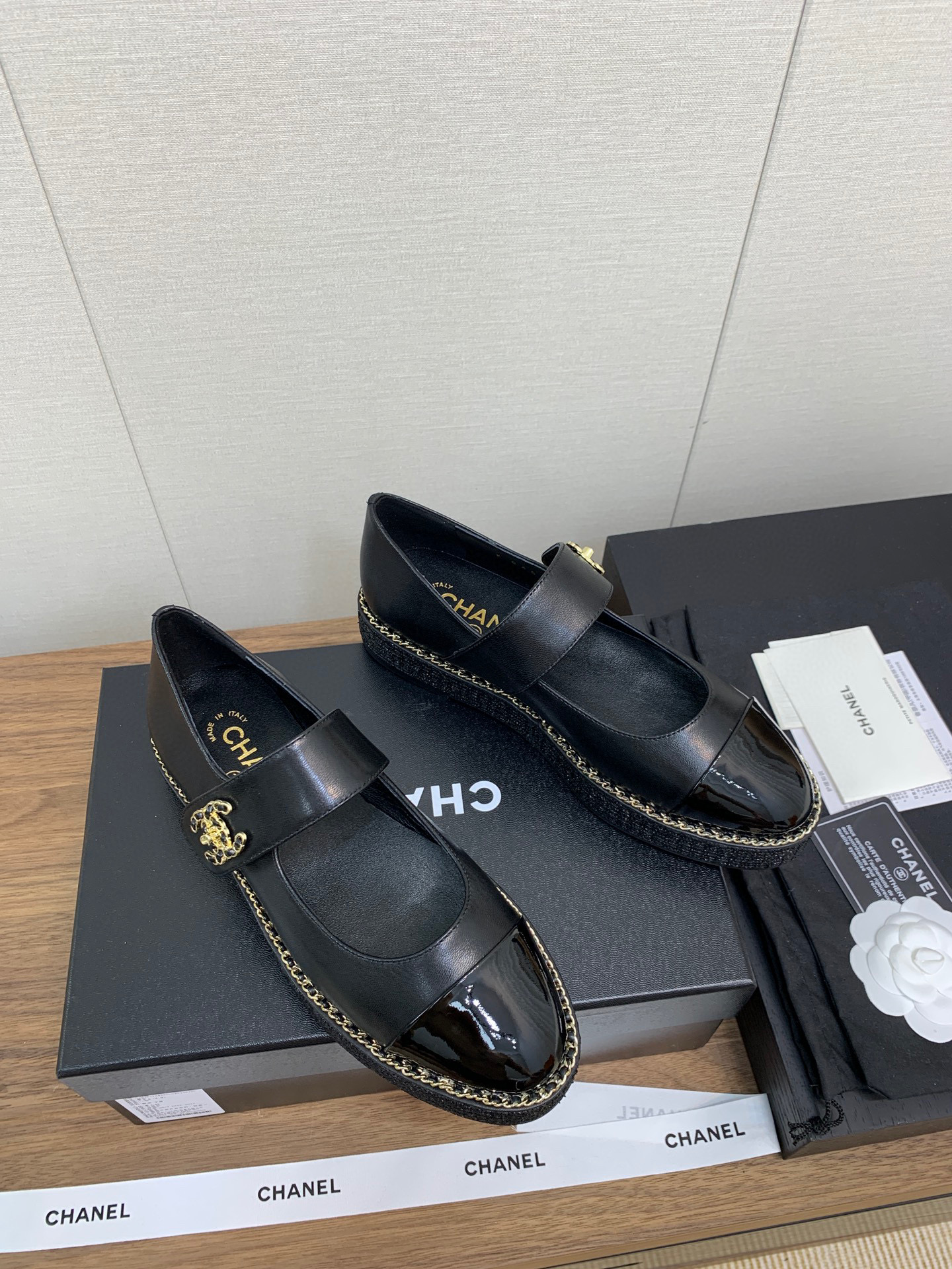 샤넬 여자 구두 4cm
