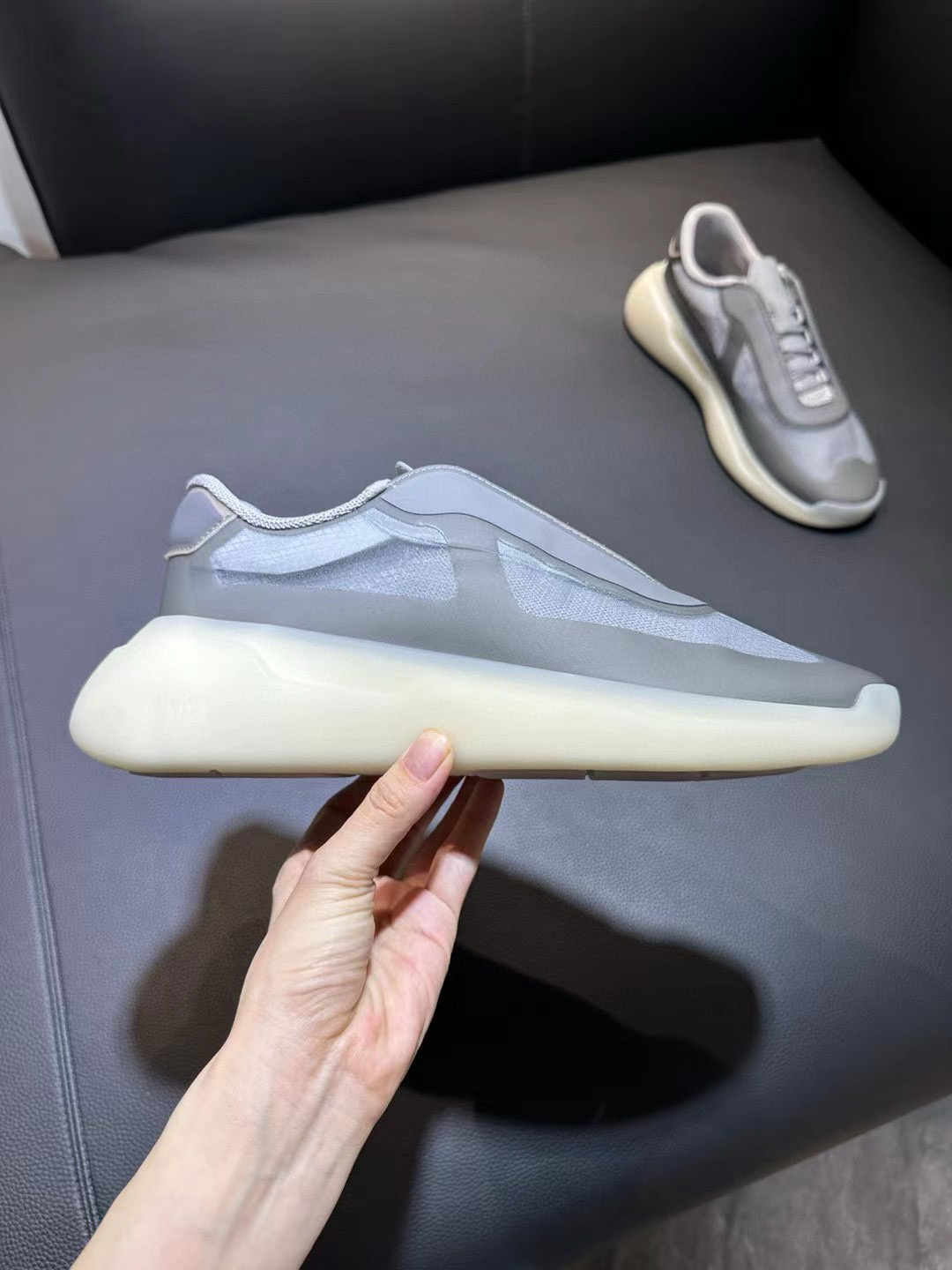 프라다 남자 스니커즈 신발 운동화