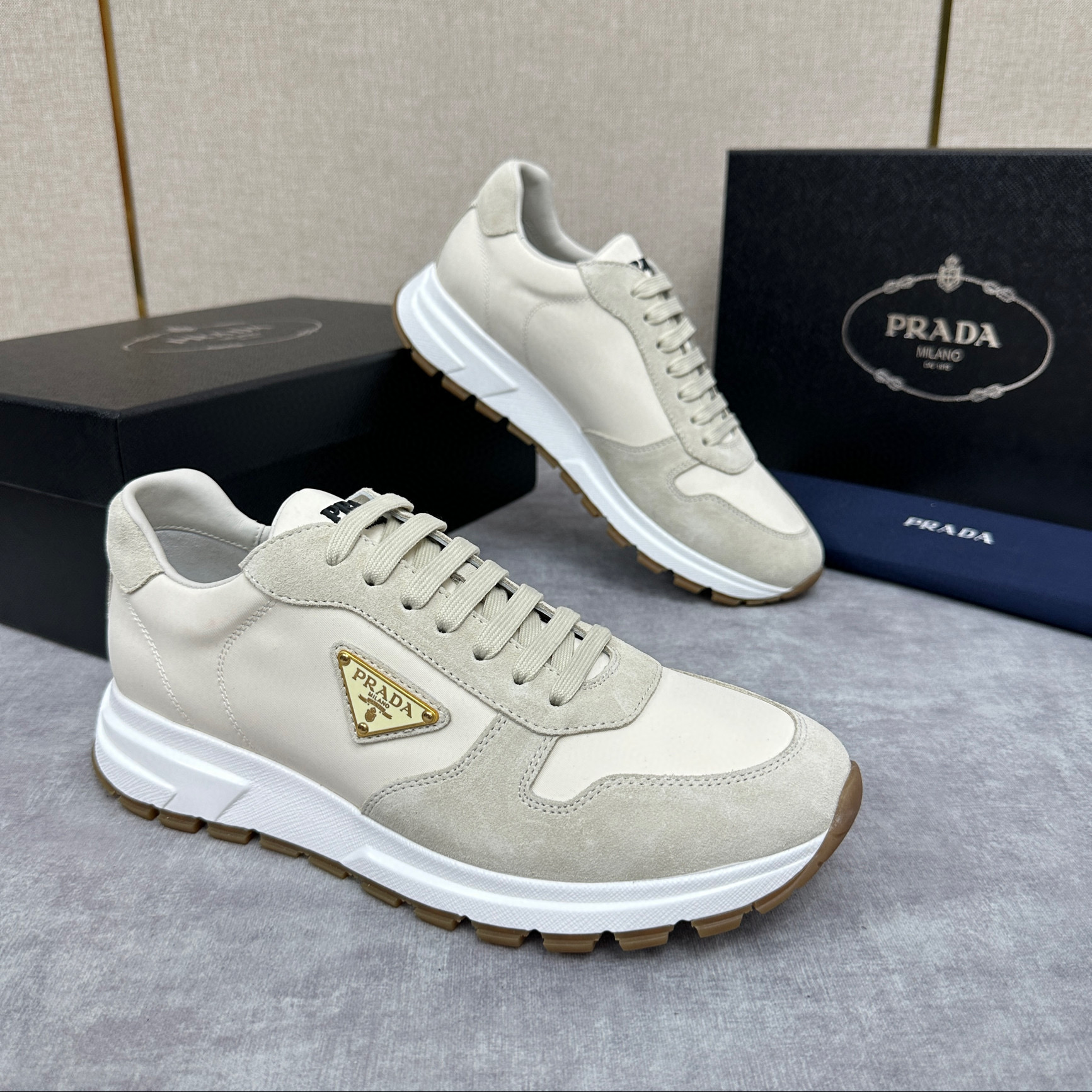 프라다 남자 스니커즈 신발 운동화