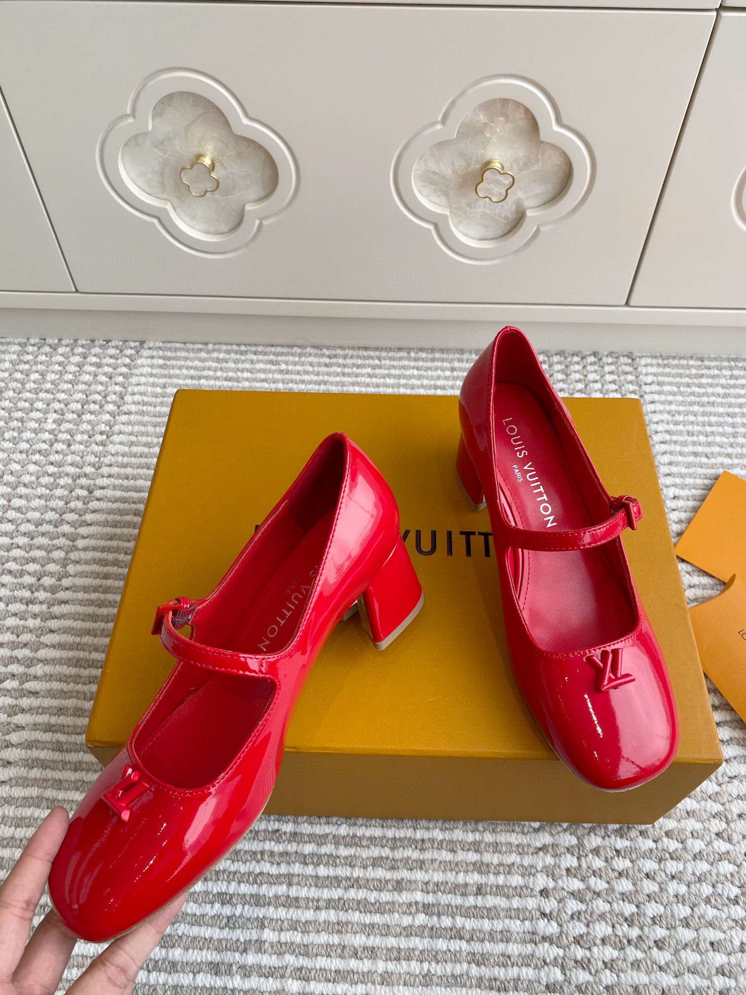 루이비통 여자 구두 5.5cm