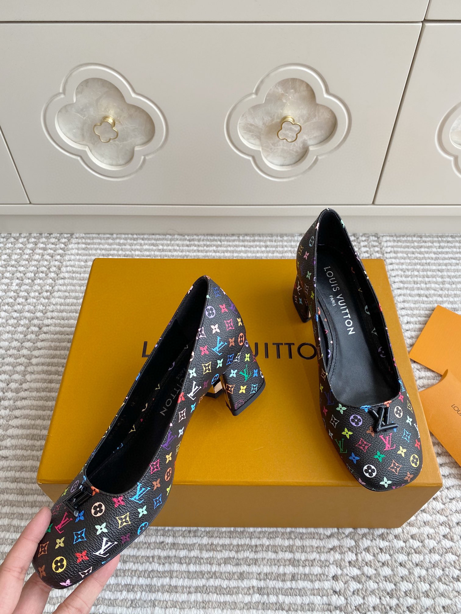 루이비통 여자 구두 5.5cm