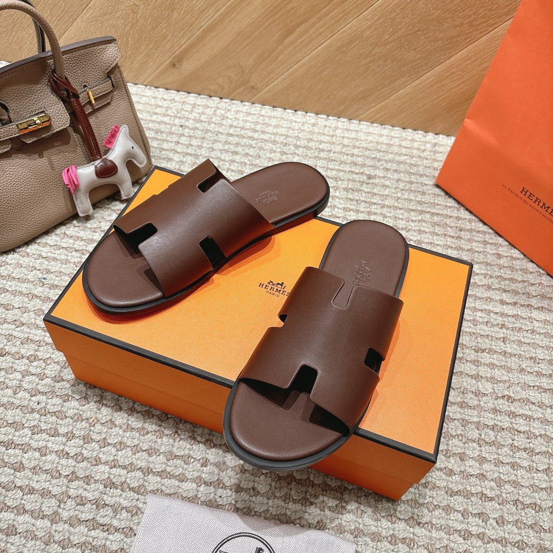 에르메스 남자 슬리퍼