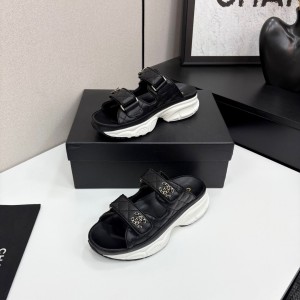 샤넬 여자 슬리퍼