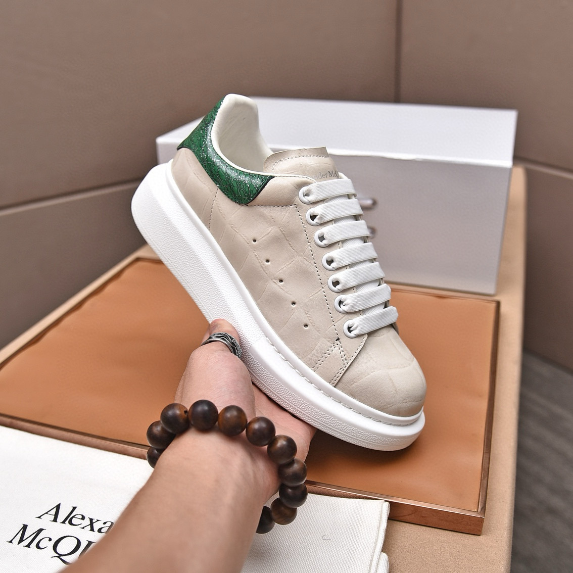 알렉산더 맥퀸 남녀공용 신발 운동화 스니커즈