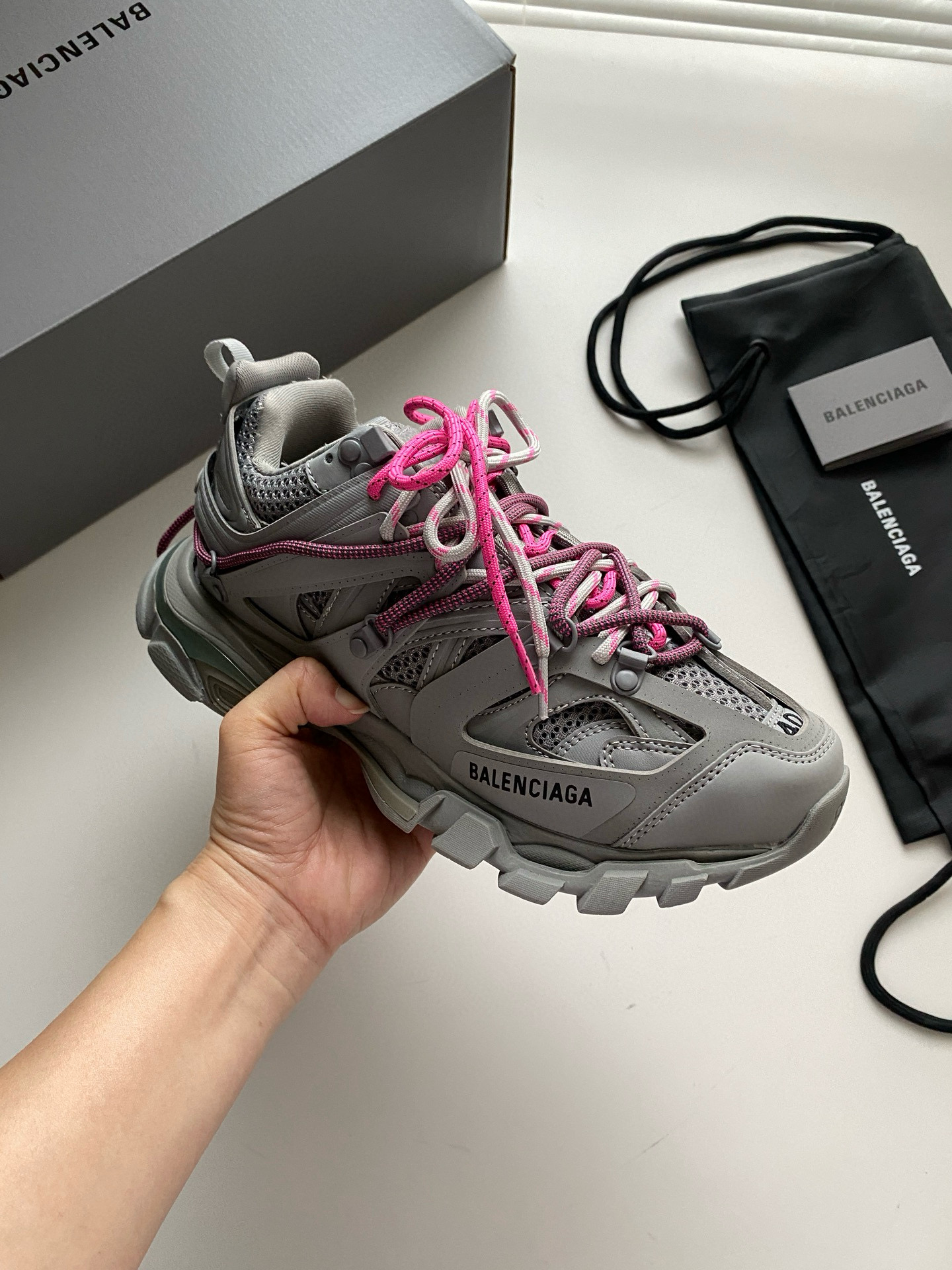 발렌시아가 트랙 남녀공용 신발 운동화 스니커즈