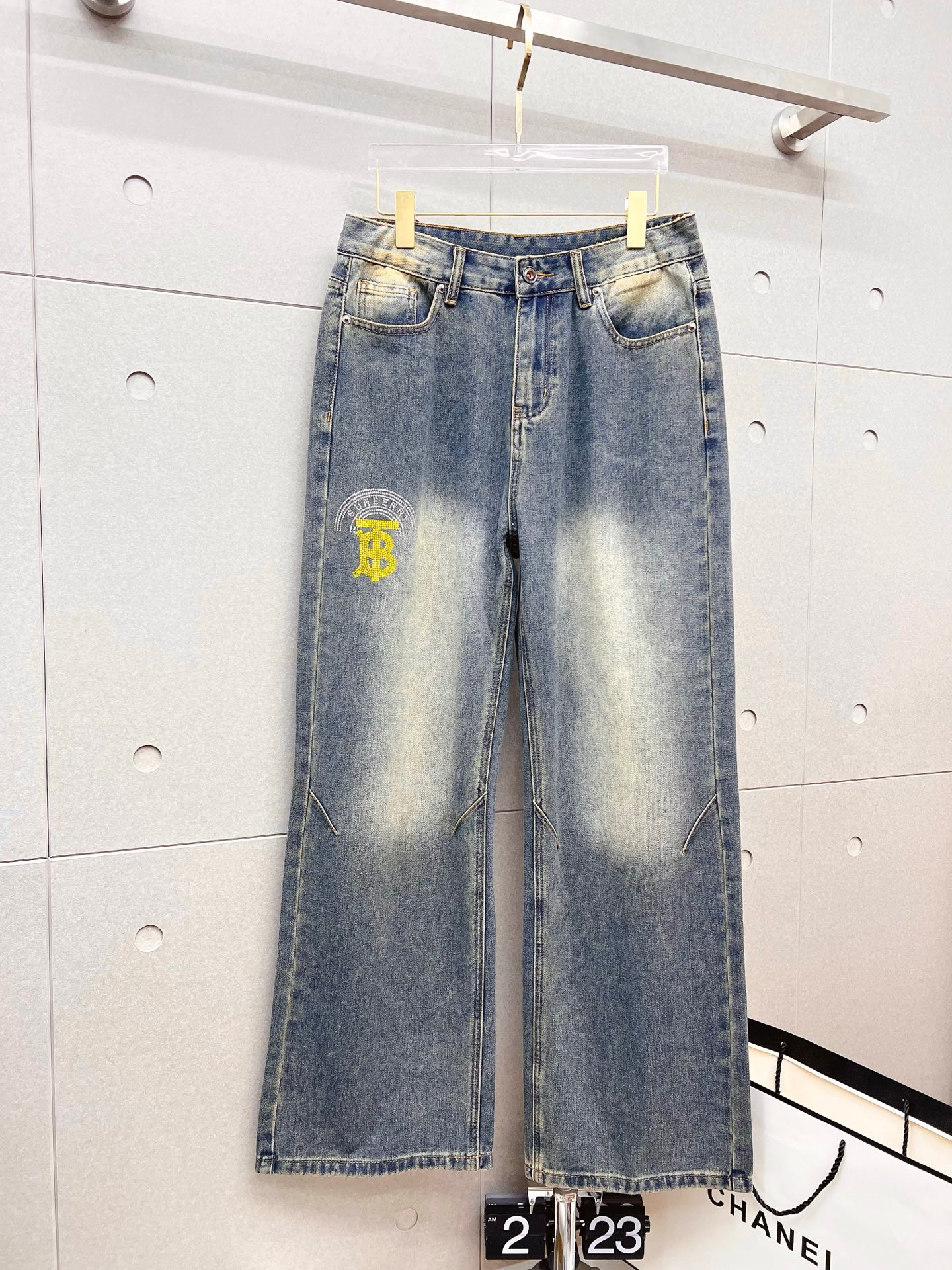버버리 남자 청바지