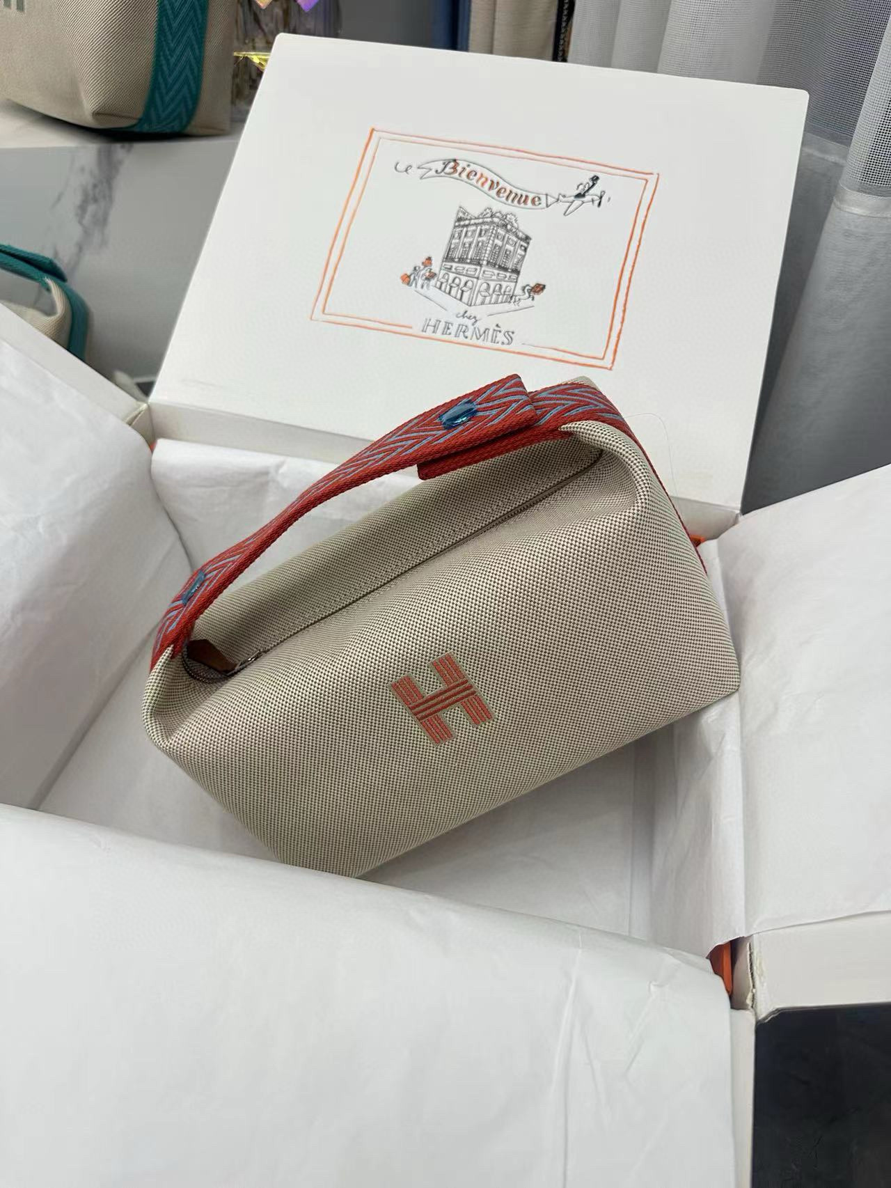 에르메스 브리드 어 브랙 파우치가방