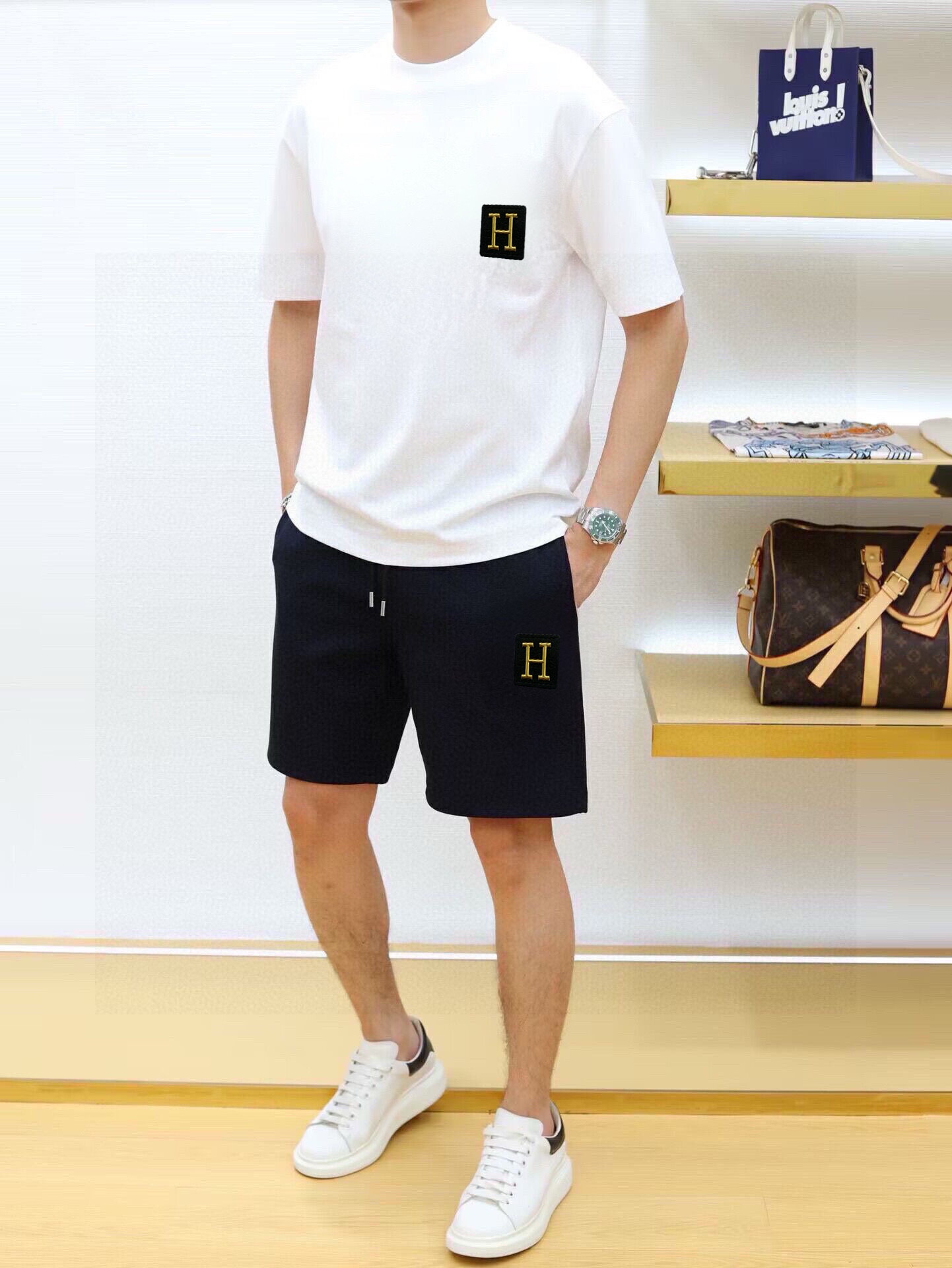 에르메스 2컬러 남자 세트