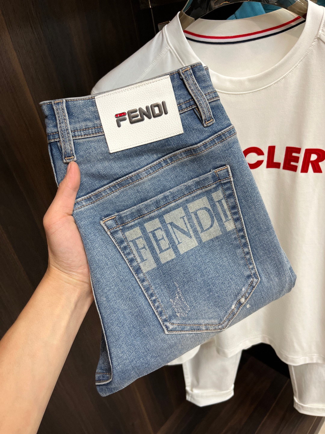 펜디 남자 청바지