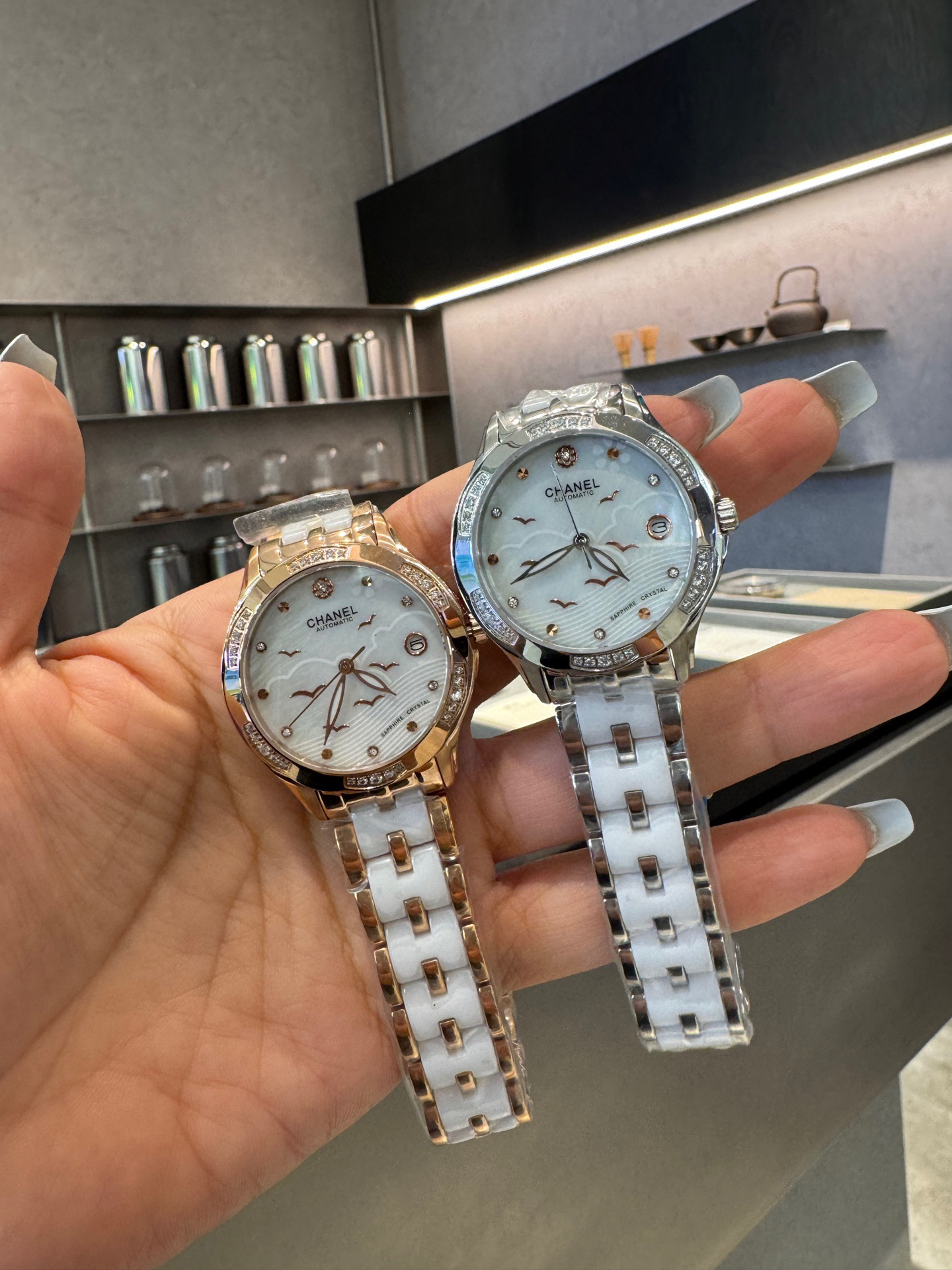 샤넬 2칼라 A급 여자 시계