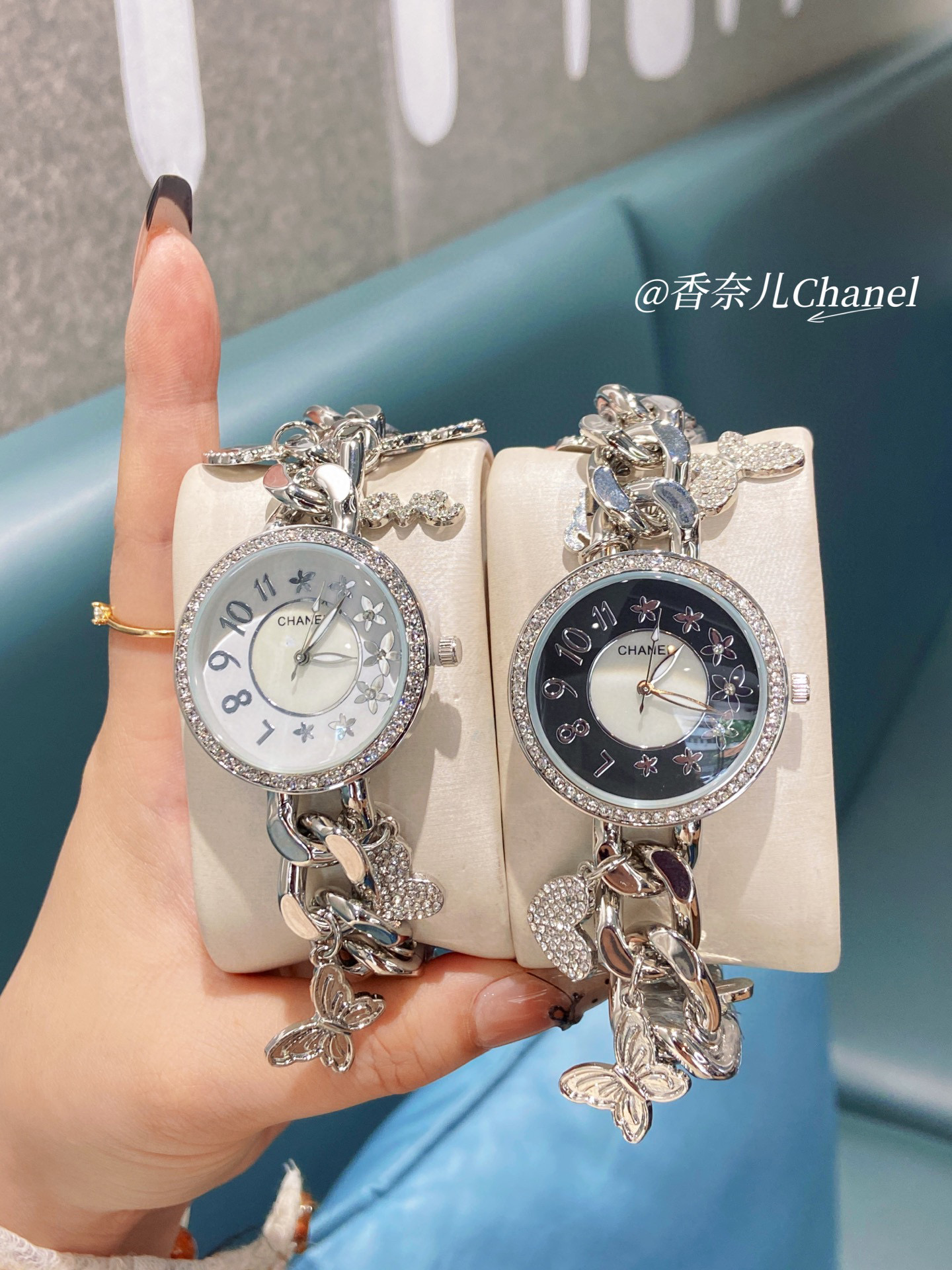 샤넬 2칼라 A급 여자 시계