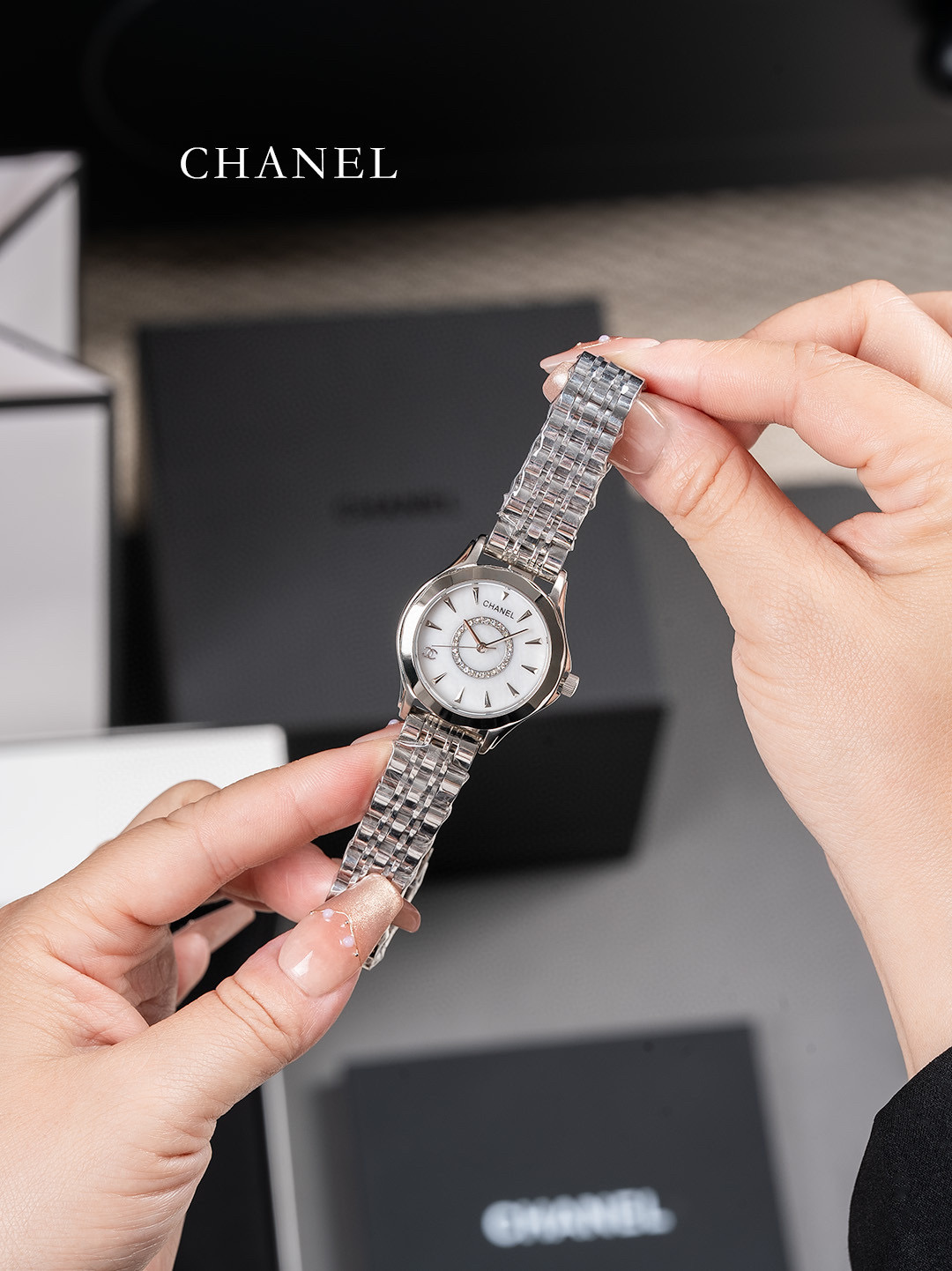 샤넬 2칼라 A급 여자 시계