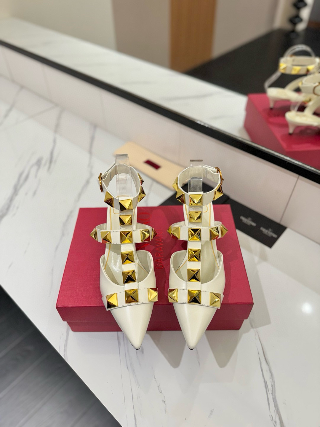 발렌티노 4.5cm 여자 신발 구두