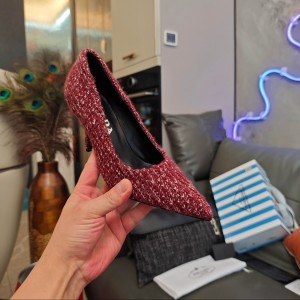프라다 8.5cm 여자 신발 구두