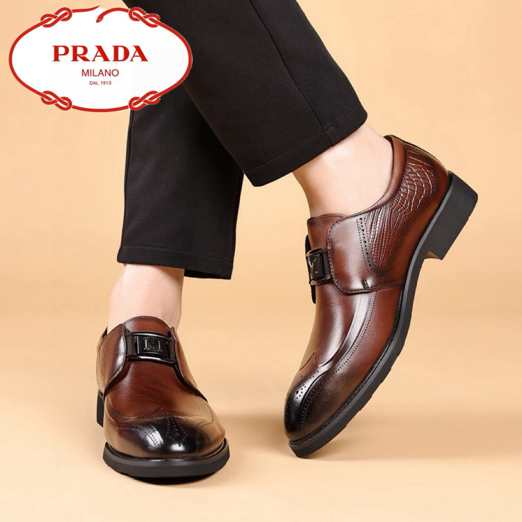 프라다 2컬러 남자 구두