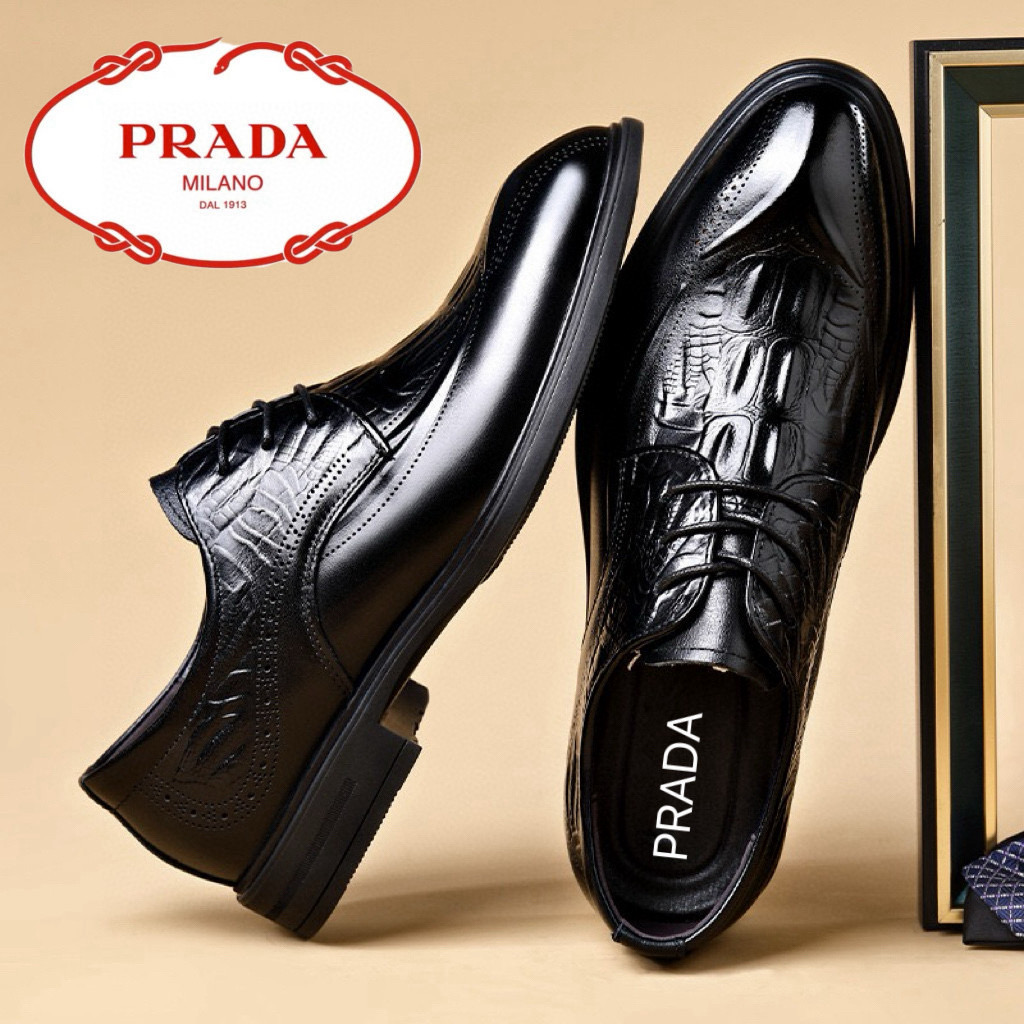 프라다 2컬러 남자 구두