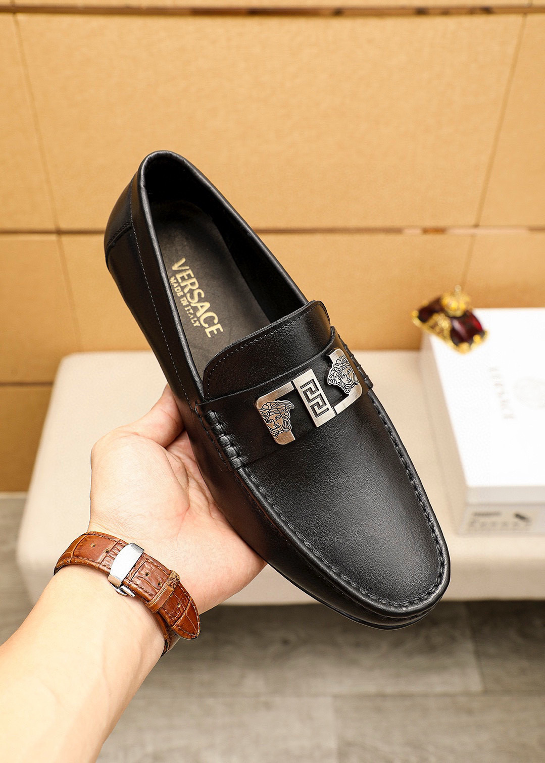 베르사체 남자 구두
