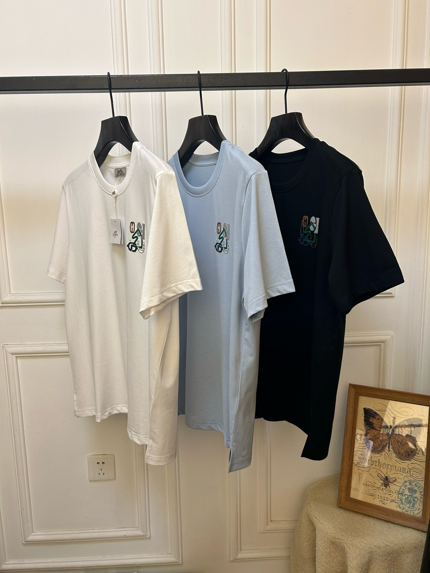 에르메스 3컬러 남자 반팔티