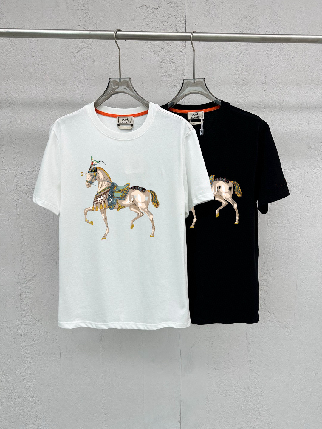 에르메스 2컬러 남자 반팔티