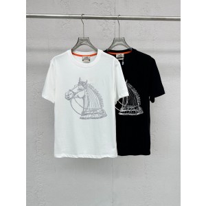 에르메스 2컬러 남자 반팔티