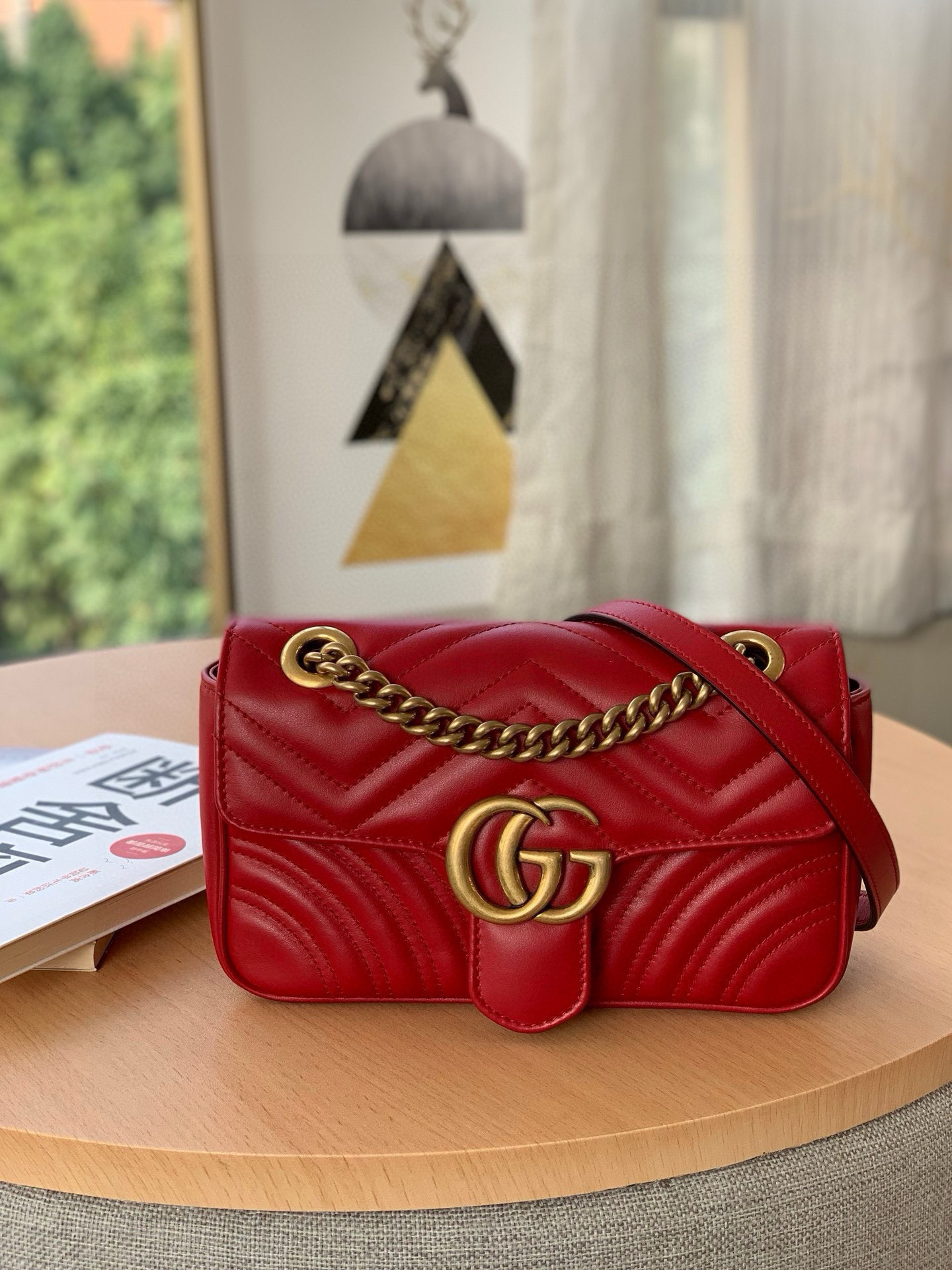 구찌 마몬트 미니 446744 마틀라세 숄더백 여자가방