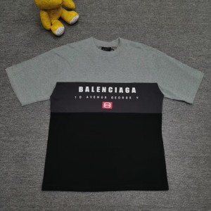 발렌시아가 남녀공용 반팔티