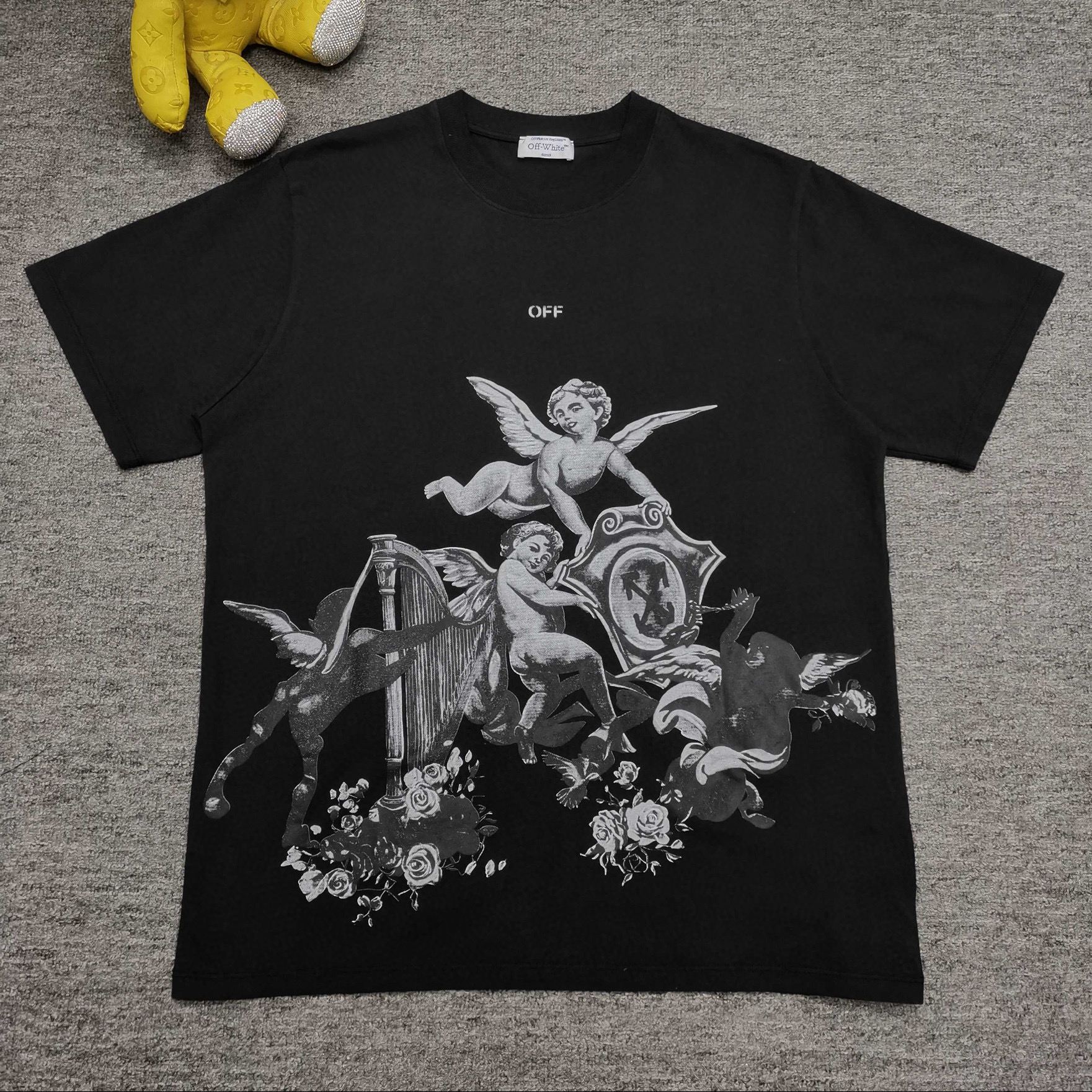 오프화이트 남녀공용 반팔티