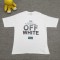 오프화이트 남녀공용 반팔티