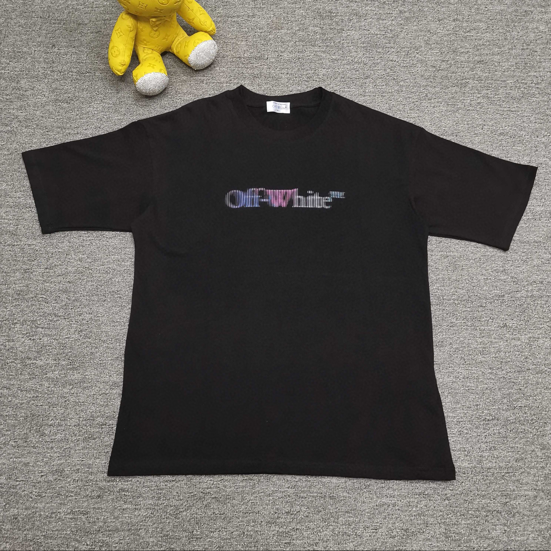 오프화이트 남녀공용 반팔티