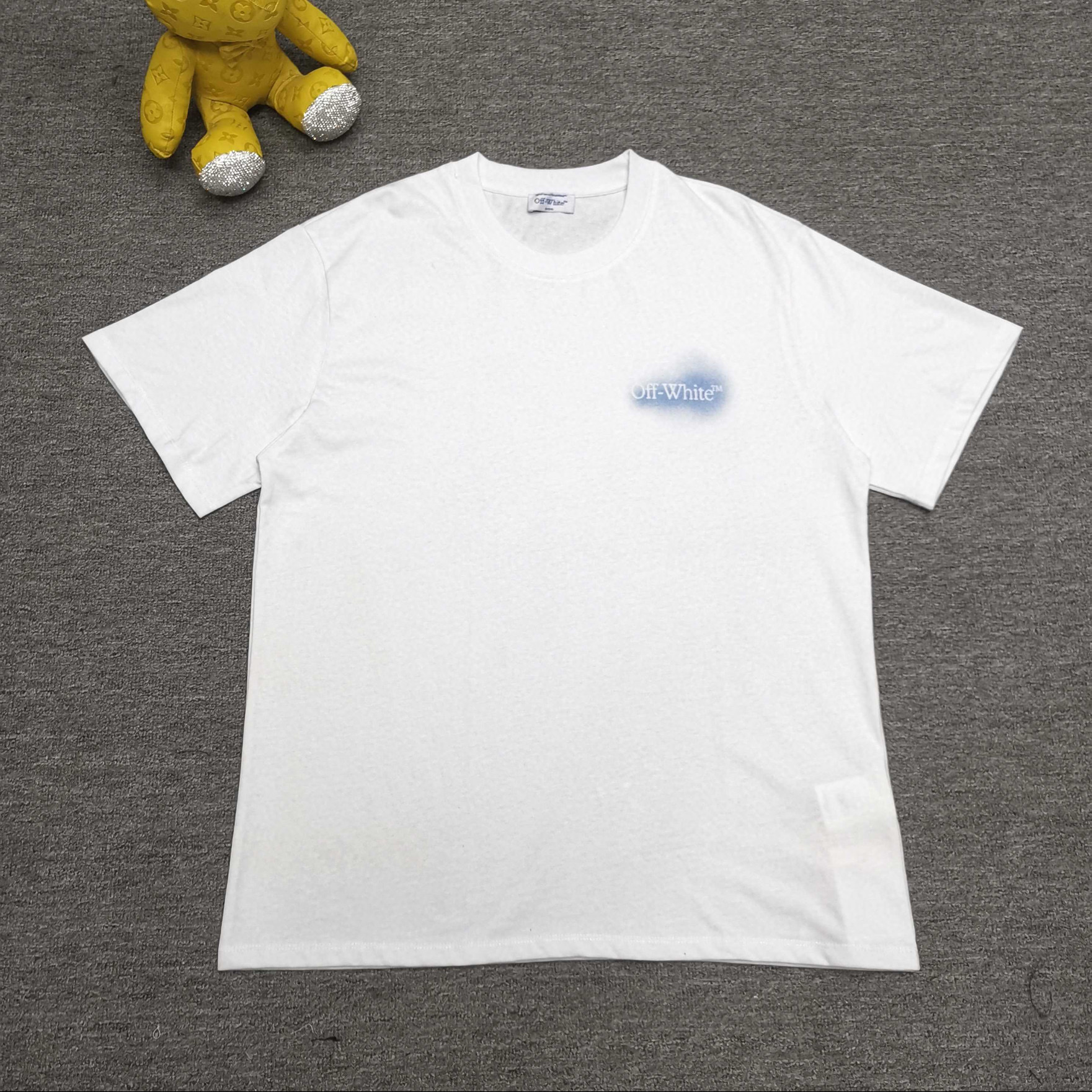 오프화이트 남녀공용 반팔티