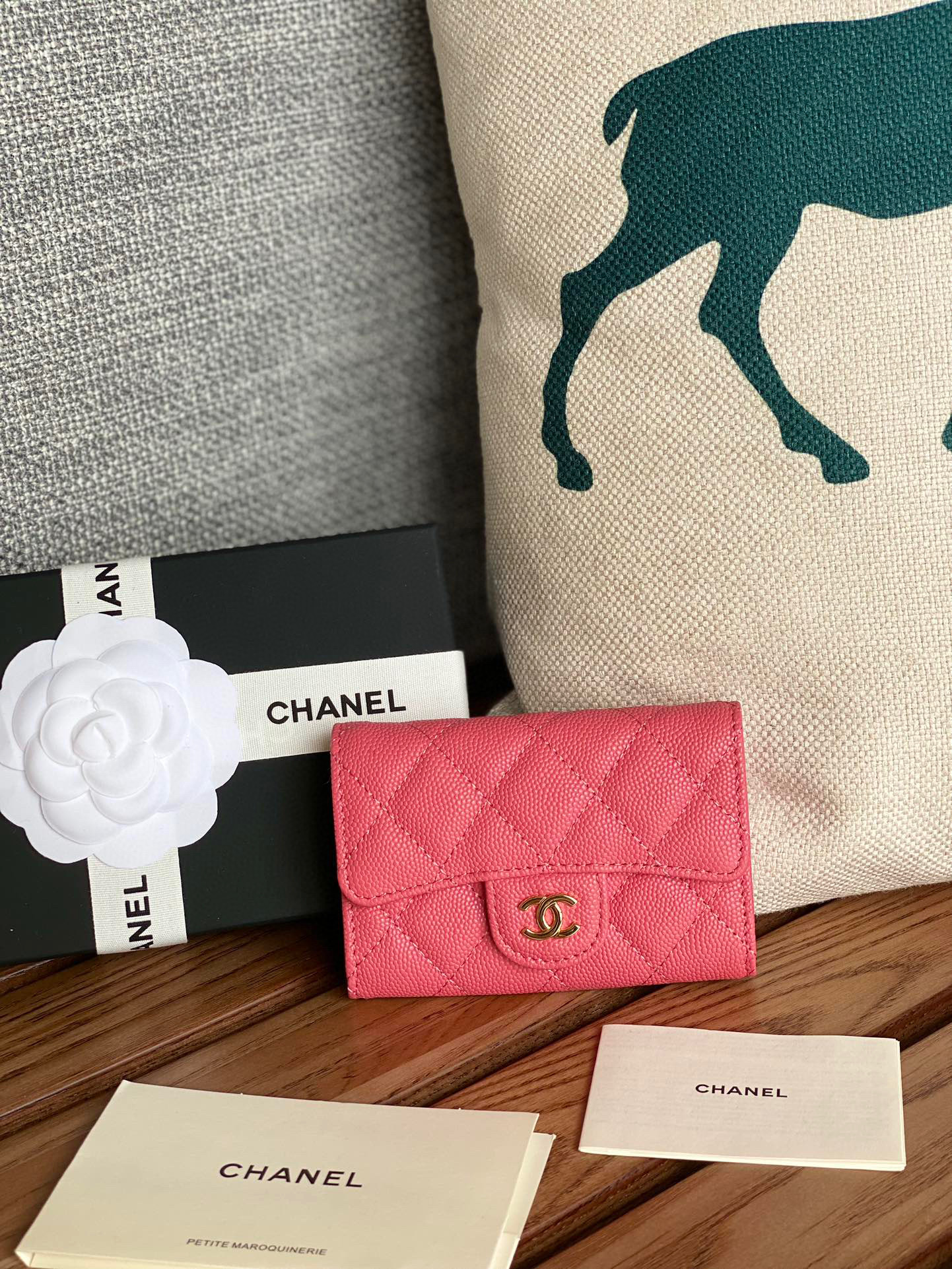 샤넬 AP0214 여자 카드지갑 머니클립