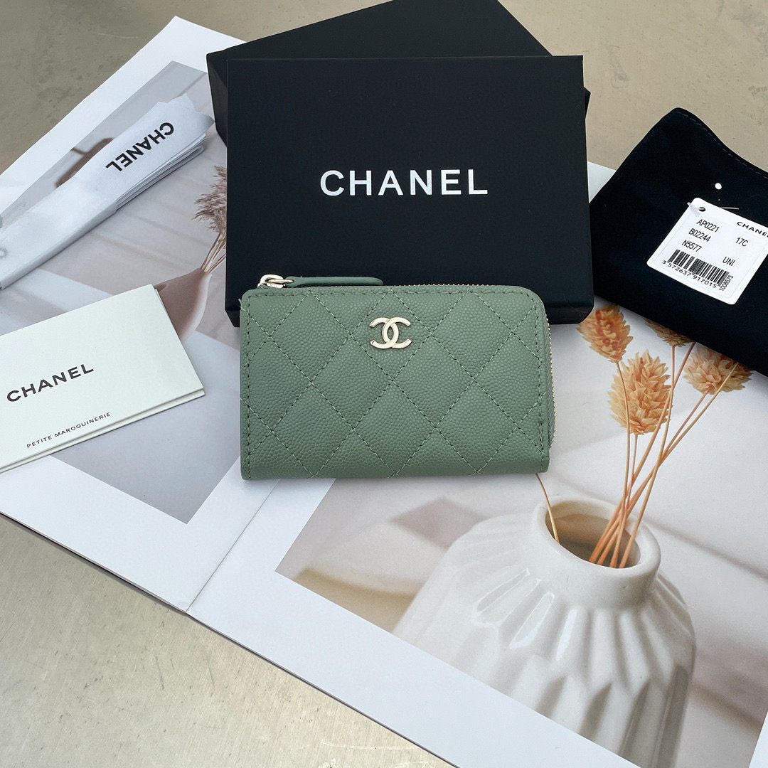 샤넬 AP0221 여자 카드지갑 머니클립