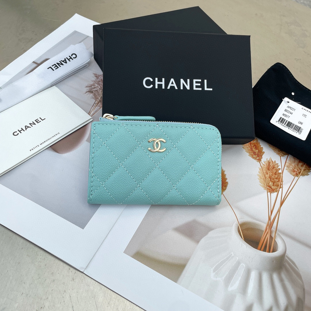 샤넬 AP0221 여자 카드지갑 머니클립