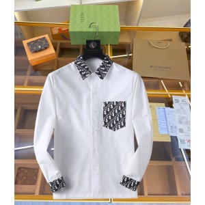 디올 2컬러 남자 셔츠