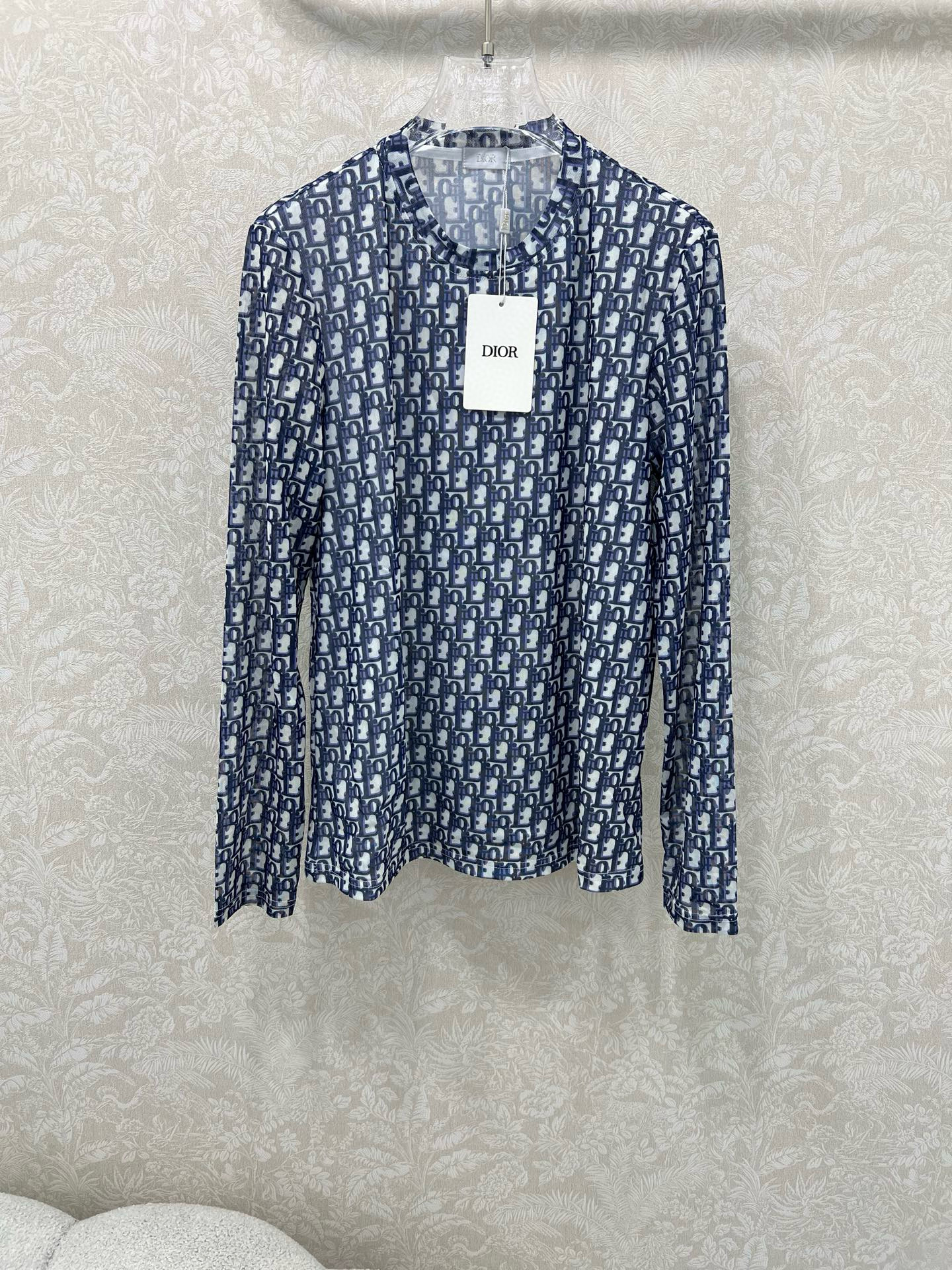 디올 여자 긴팔 티셔츠