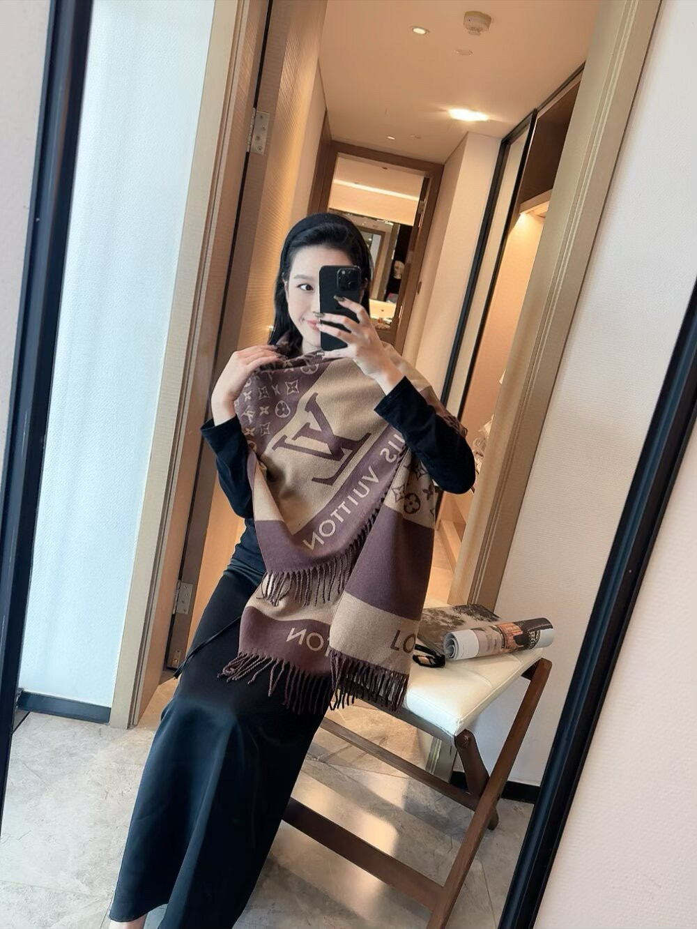 루이비통 스카프