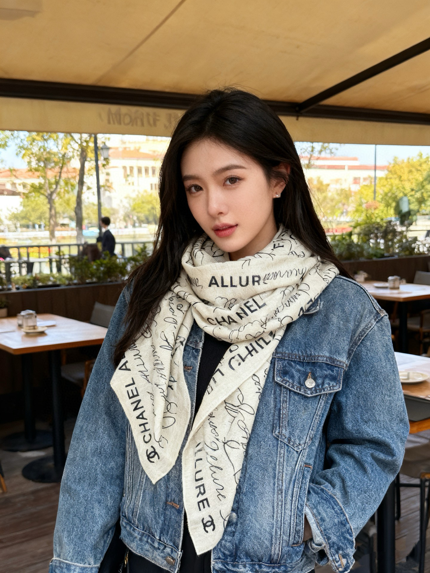 샤넬 스카프