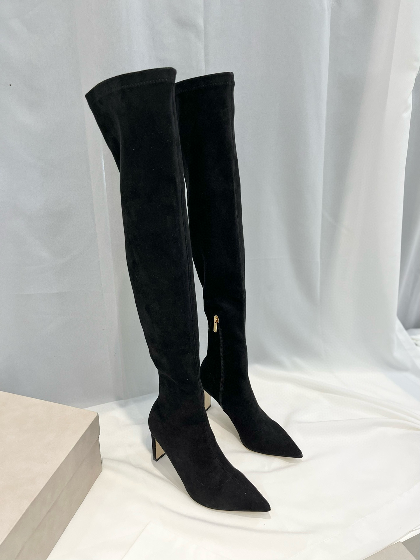 지미추 8.5CM 여자 부츠