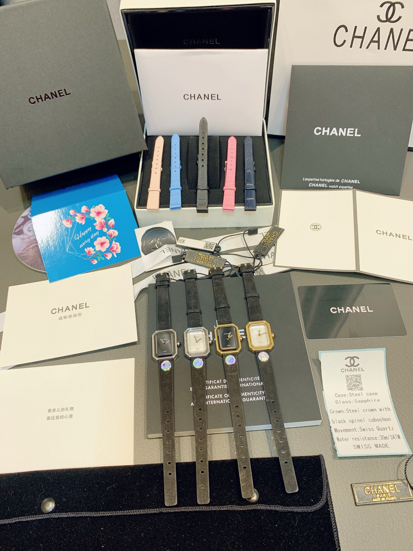 샤넬 4칼라 A급 여자 시계