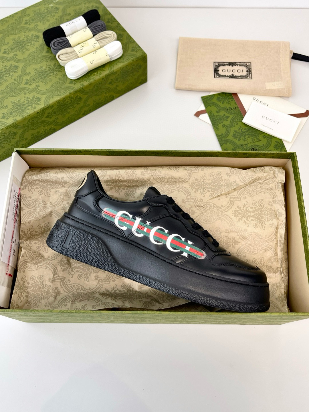 구찌 4cm  남녀공용 신발 운동화 스니커즈