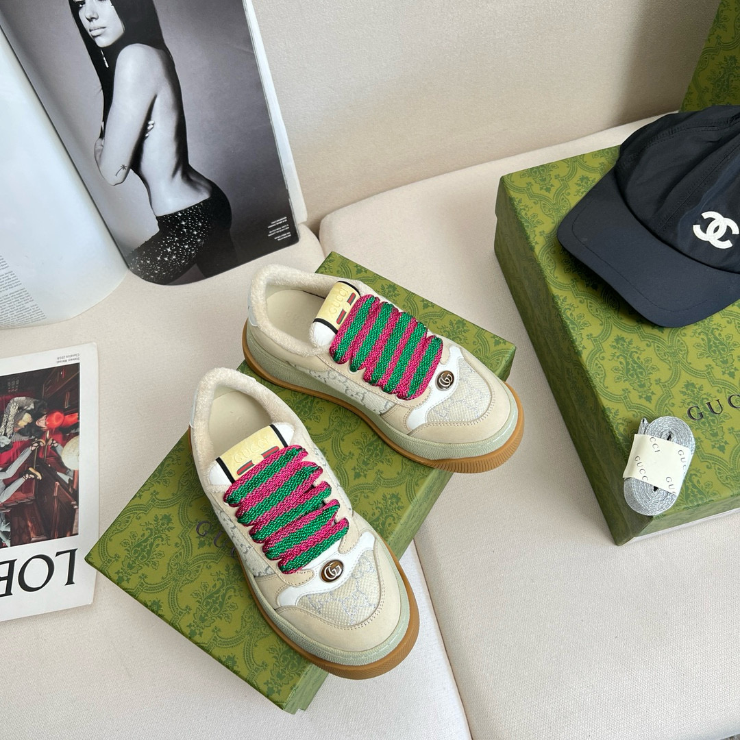 구찌 6cm 남녀공용 신발 운동화 스니커즈