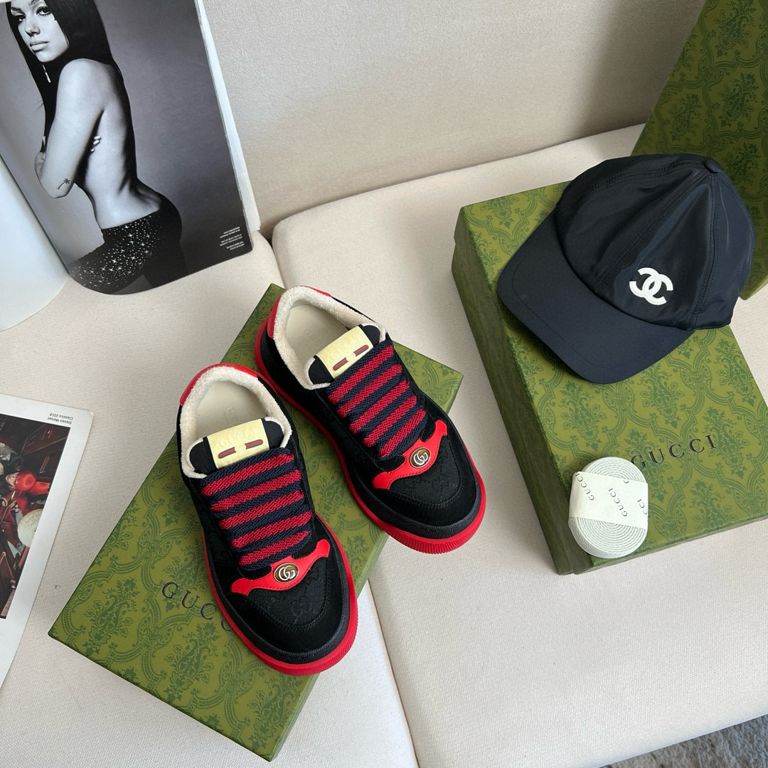 구찌 6cm 남녀공용 신발 운동화 스니커즈