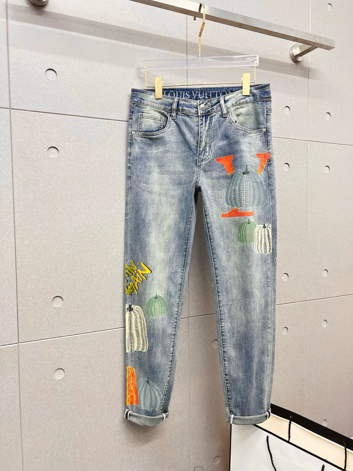 루이비통 남자 청바지