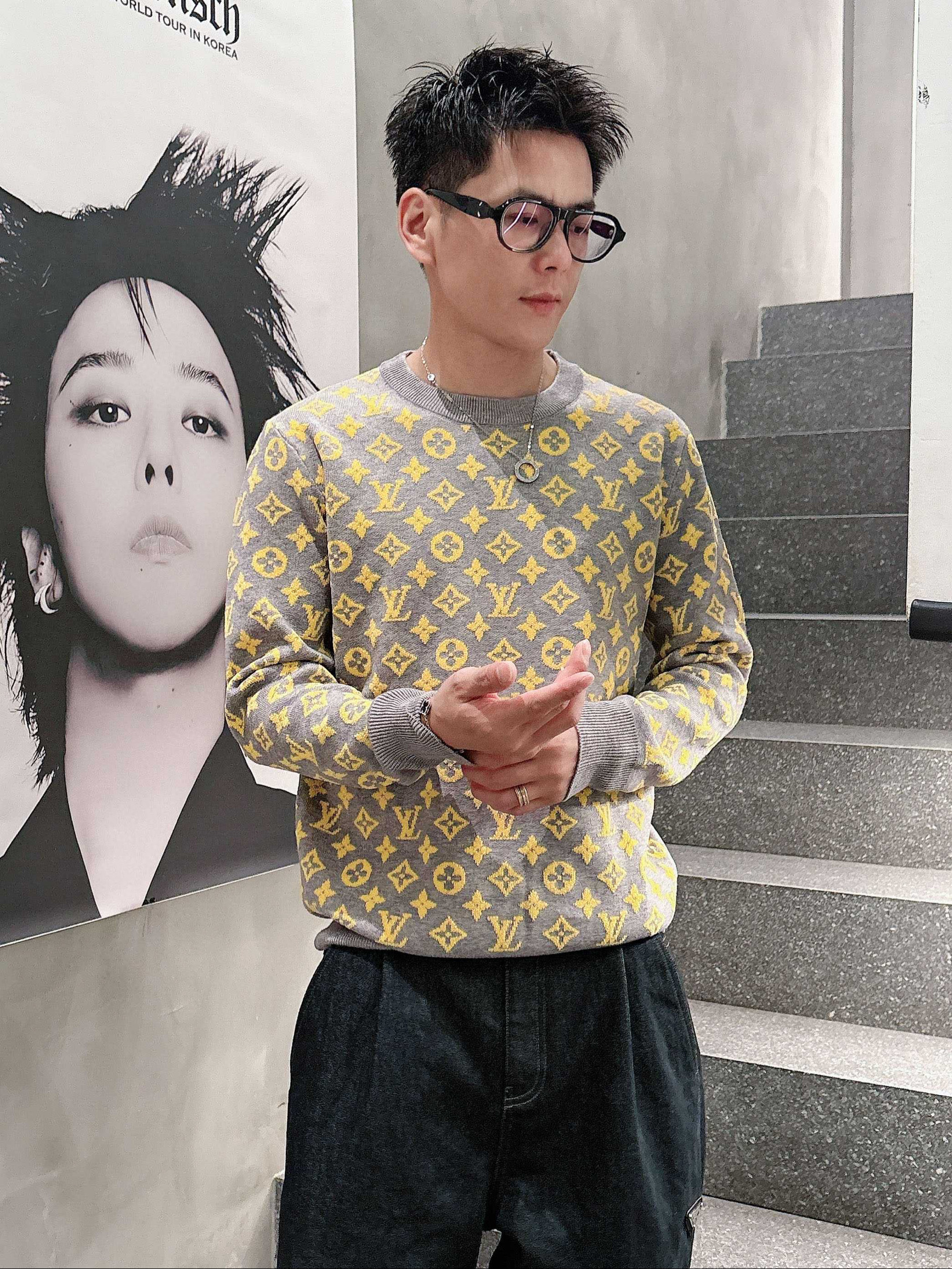 루이비통 남자 니트