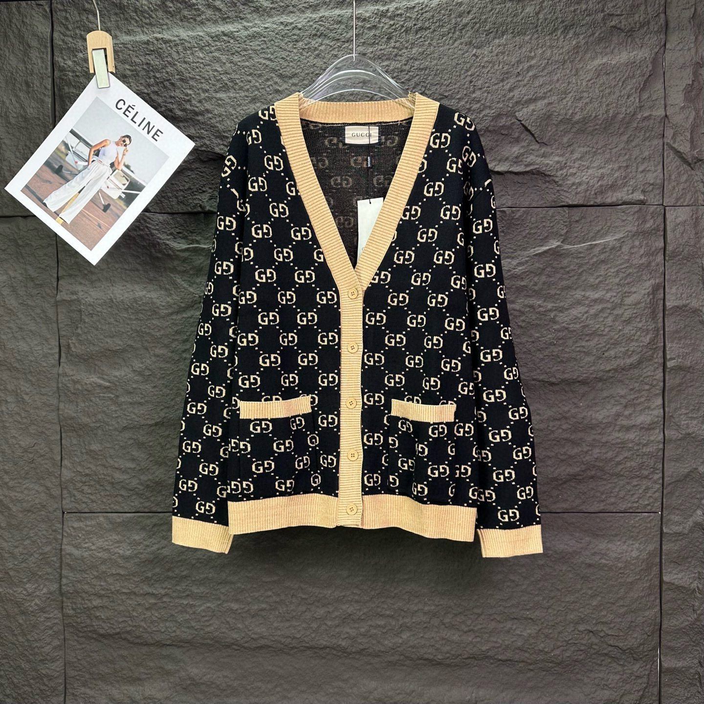 구찌 남자 가디건