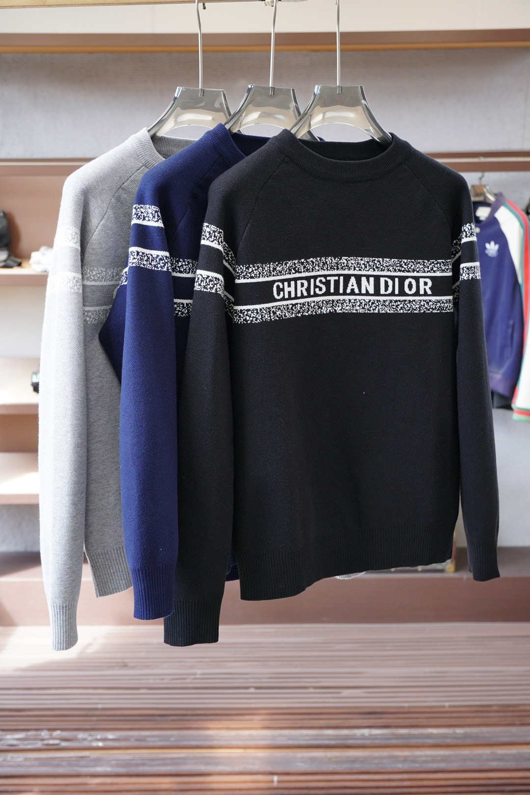 디올 3컬러 남자 가디건