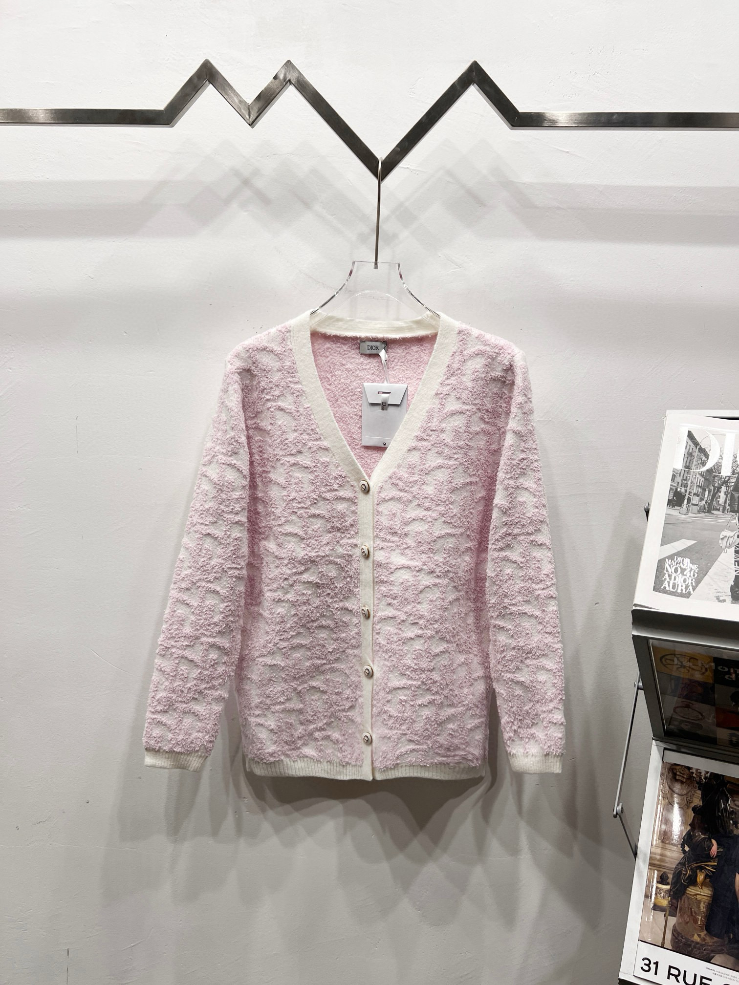 디올 남자 가디건