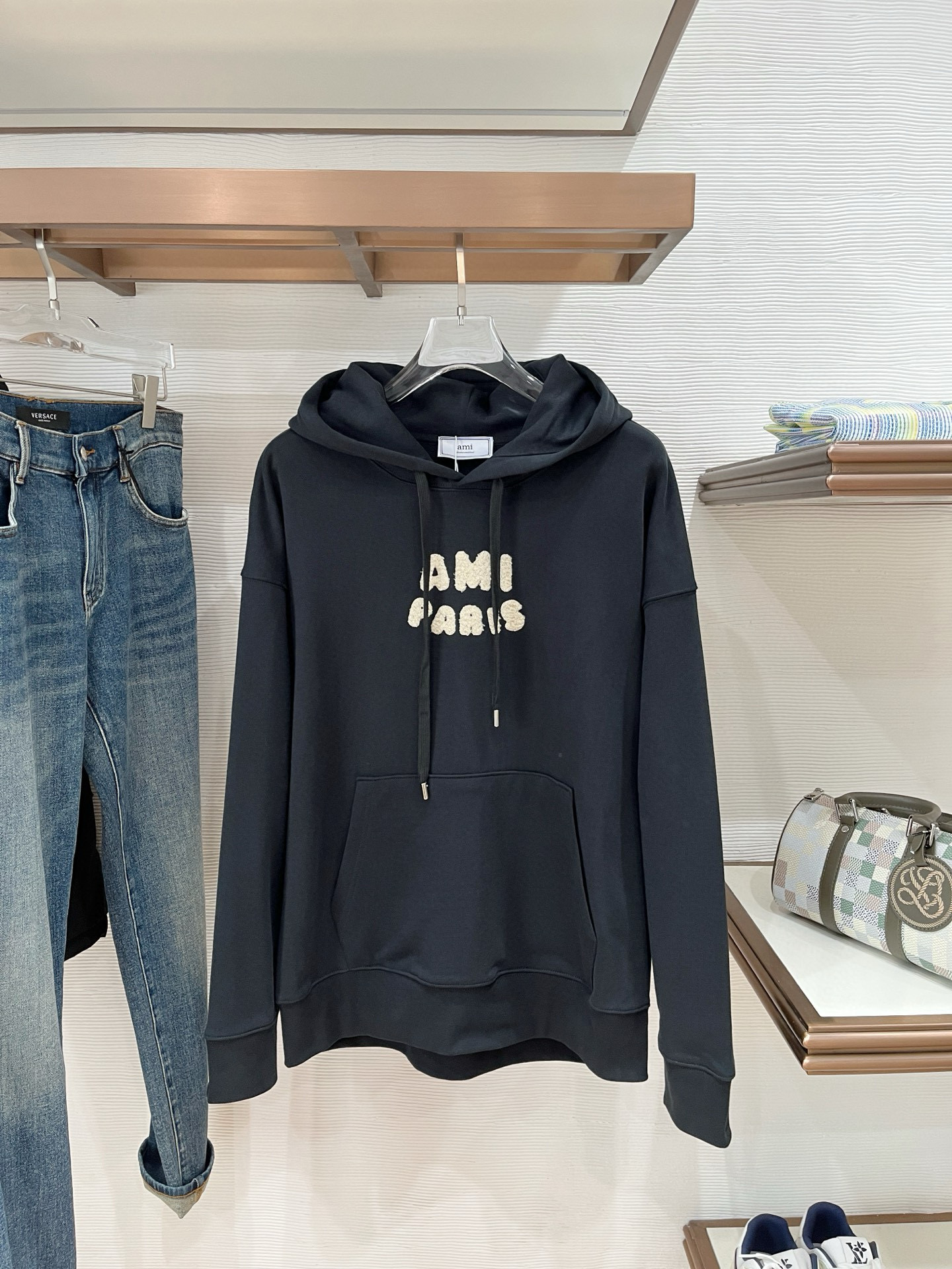아미 아미리 남녀공용  후드티